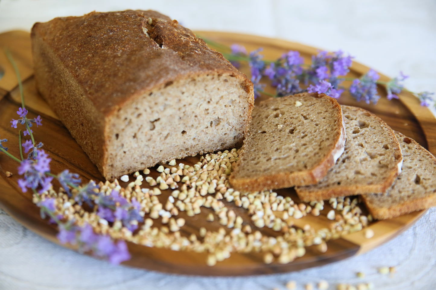 Medium Buckwheat Loaf with Sunflower Seeds
